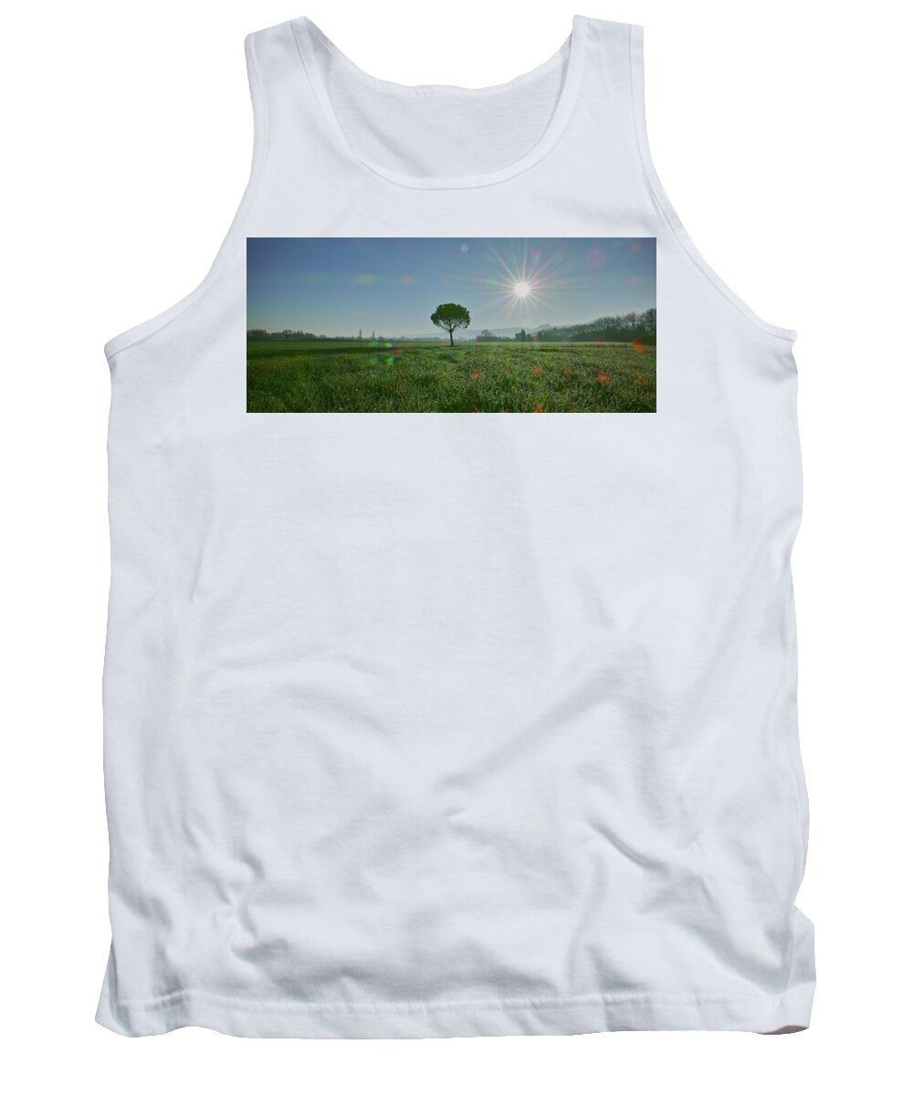 Landscape Tank Top featuring the photograph The time for festivities by Karine GADRE