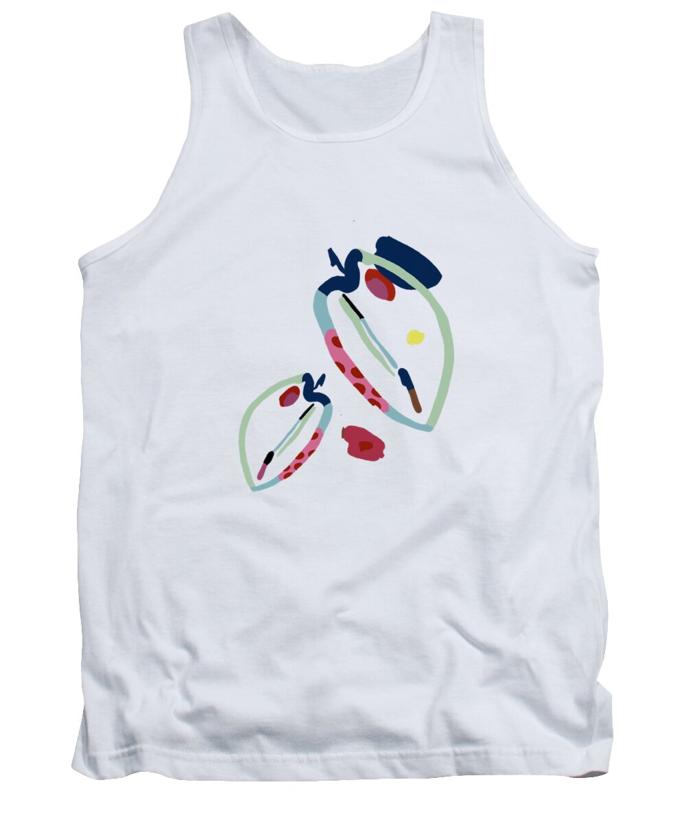 Utopia Tank Top featuring the painting Utopia by Portraits By NC
