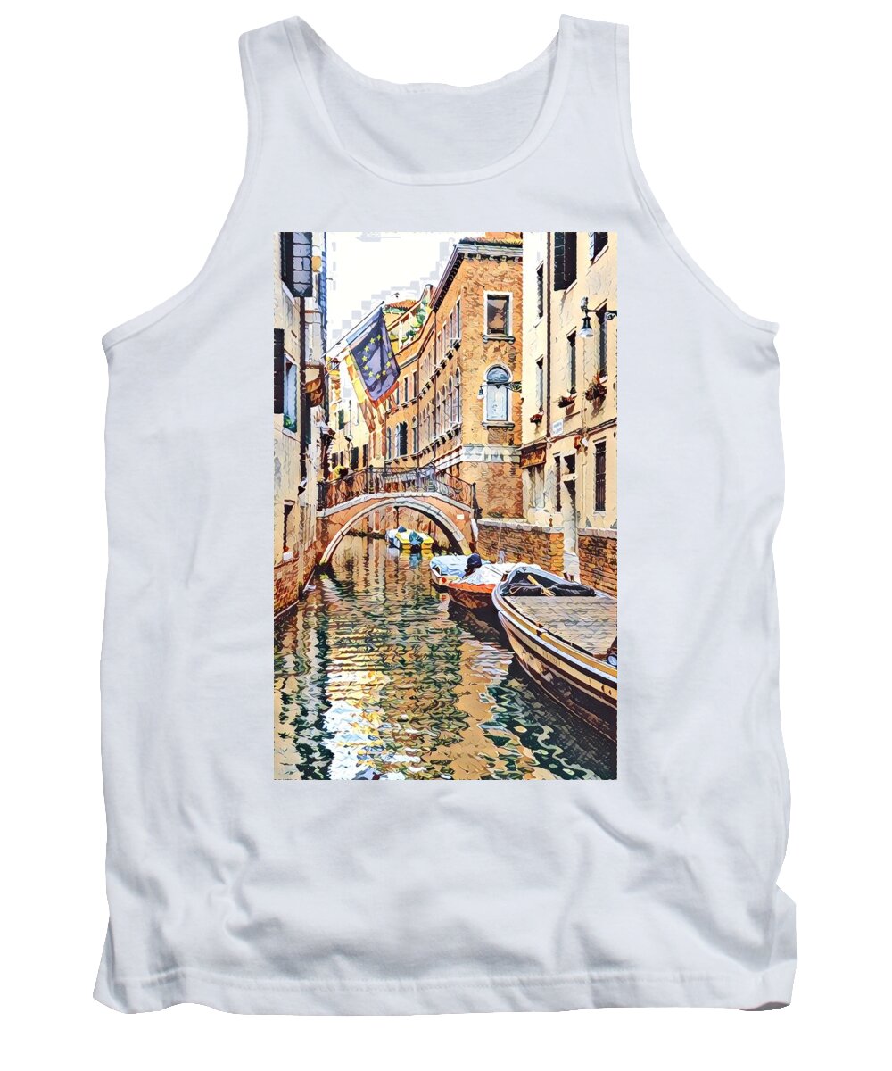  Tank Top featuring the photograph Venice Italy by Adam Green