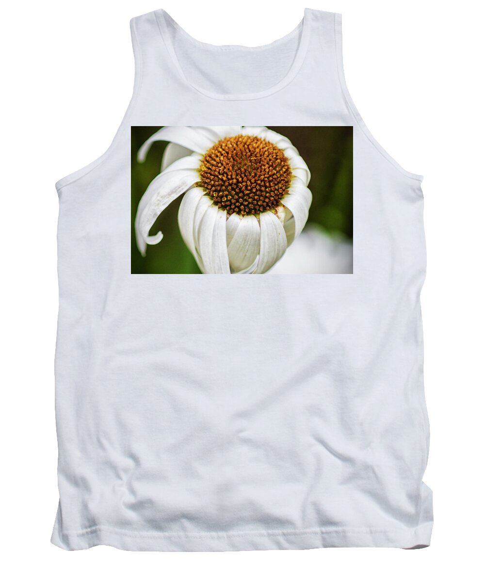 Daisy Tank Top featuring the photograph Wilted Daisy by Bob Decker