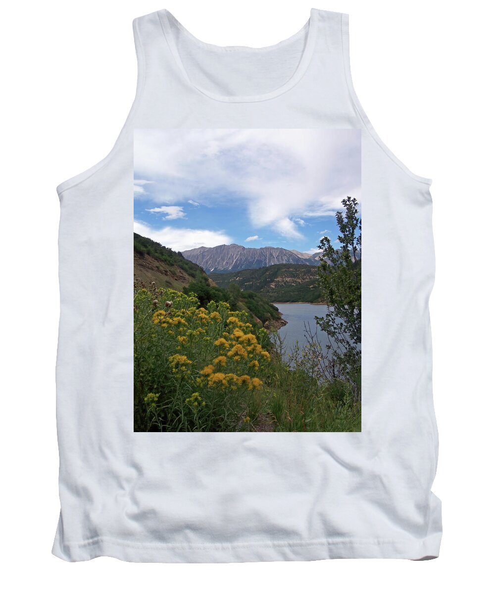 Usa Tank Top featuring the photograph Yellow Flowers by Jennifer Robin