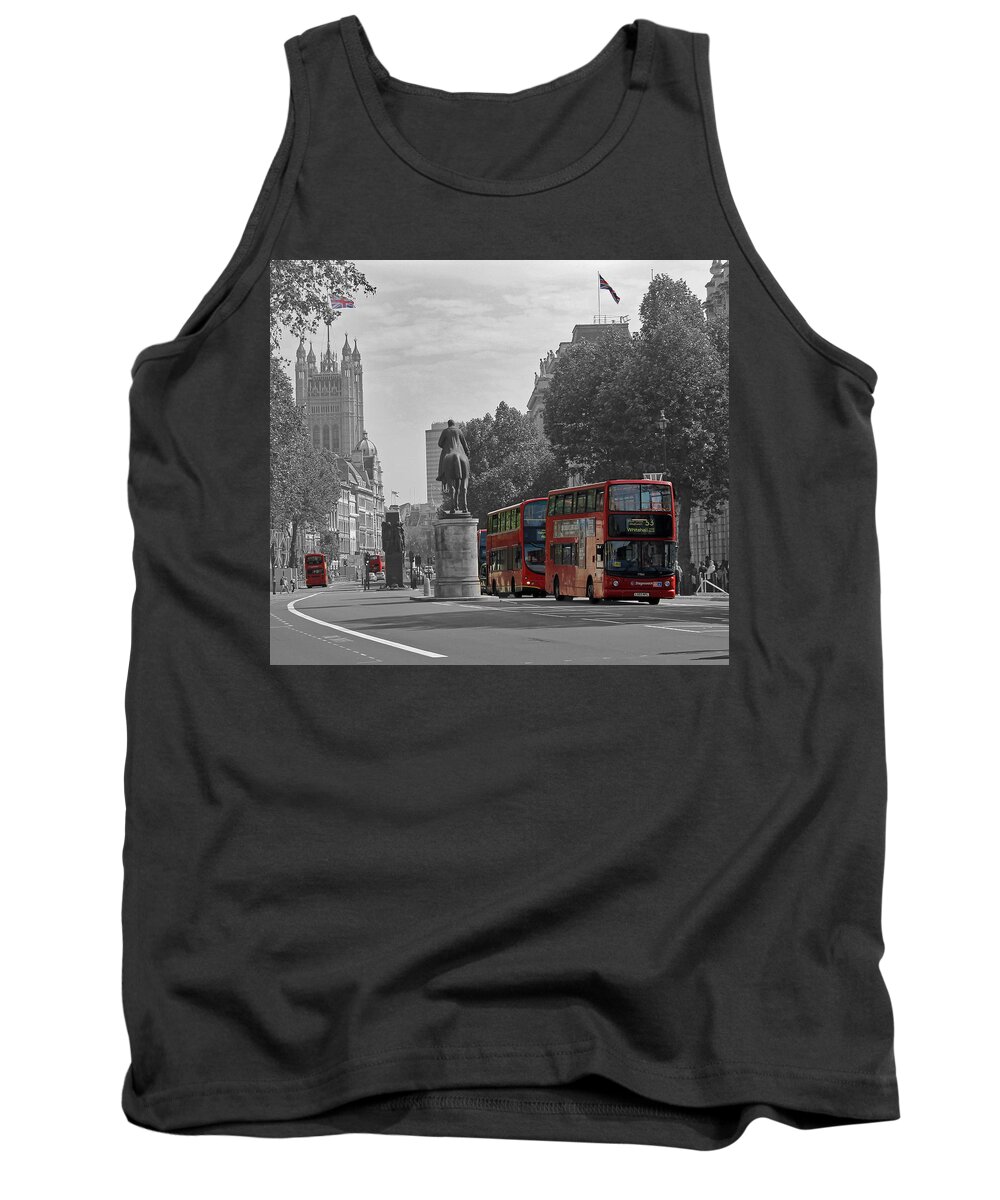 London Tank Top featuring the photograph Routemaster London Buses by Tony Murtagh