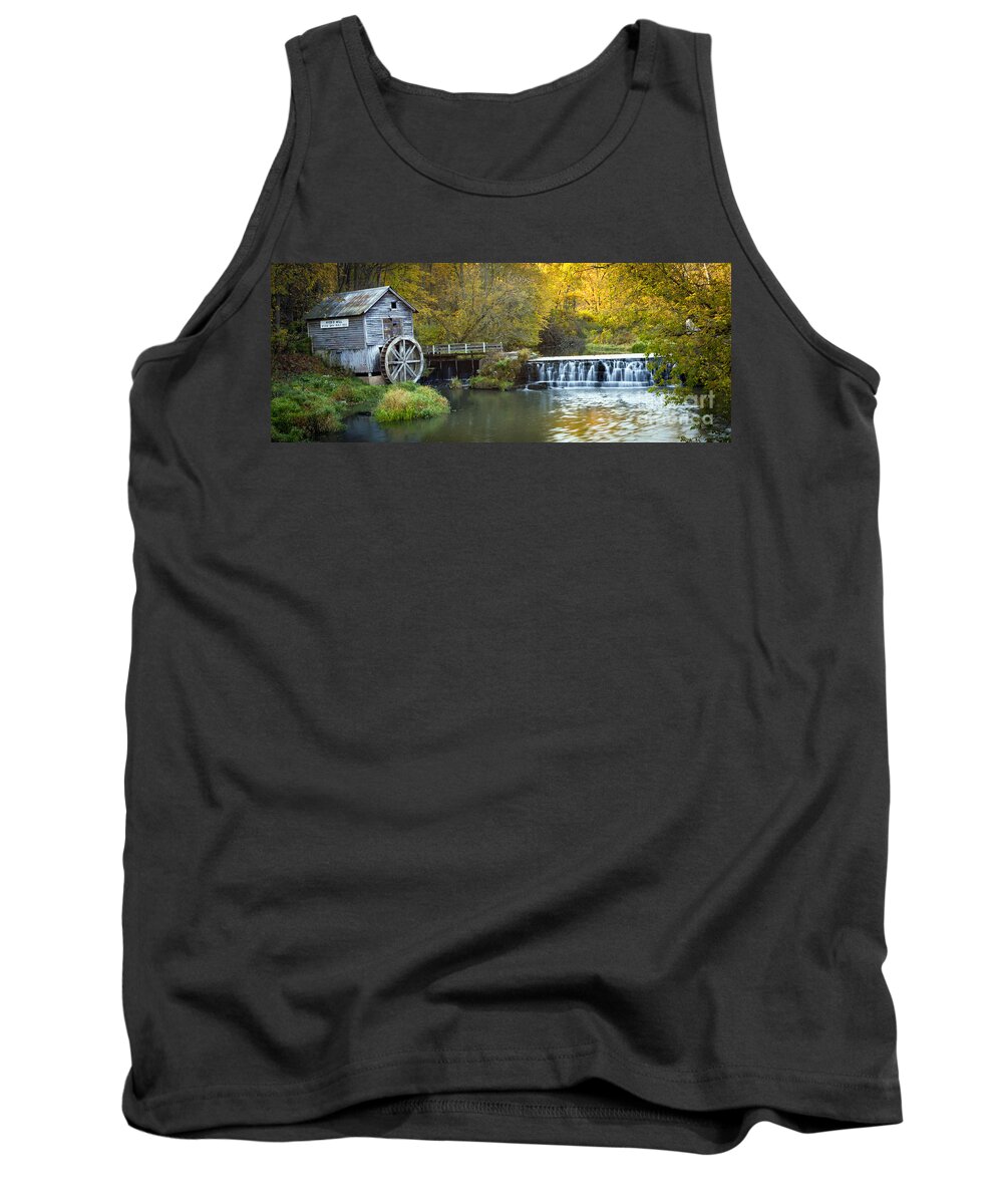 Hyde Tank Top featuring the photograph 0291 Hyde's Mill Wisconsin by Steve Sturgill