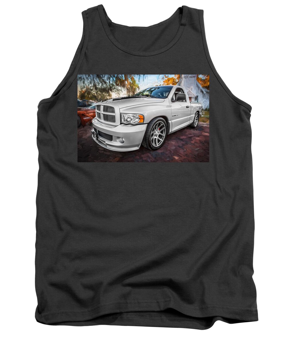 2004 Dodge Viper Srt 10 Truck Tank Top featuring the photograph 2004 Dodge Ram SRT 10 Viper Truck Painted #1 by Rich Franco