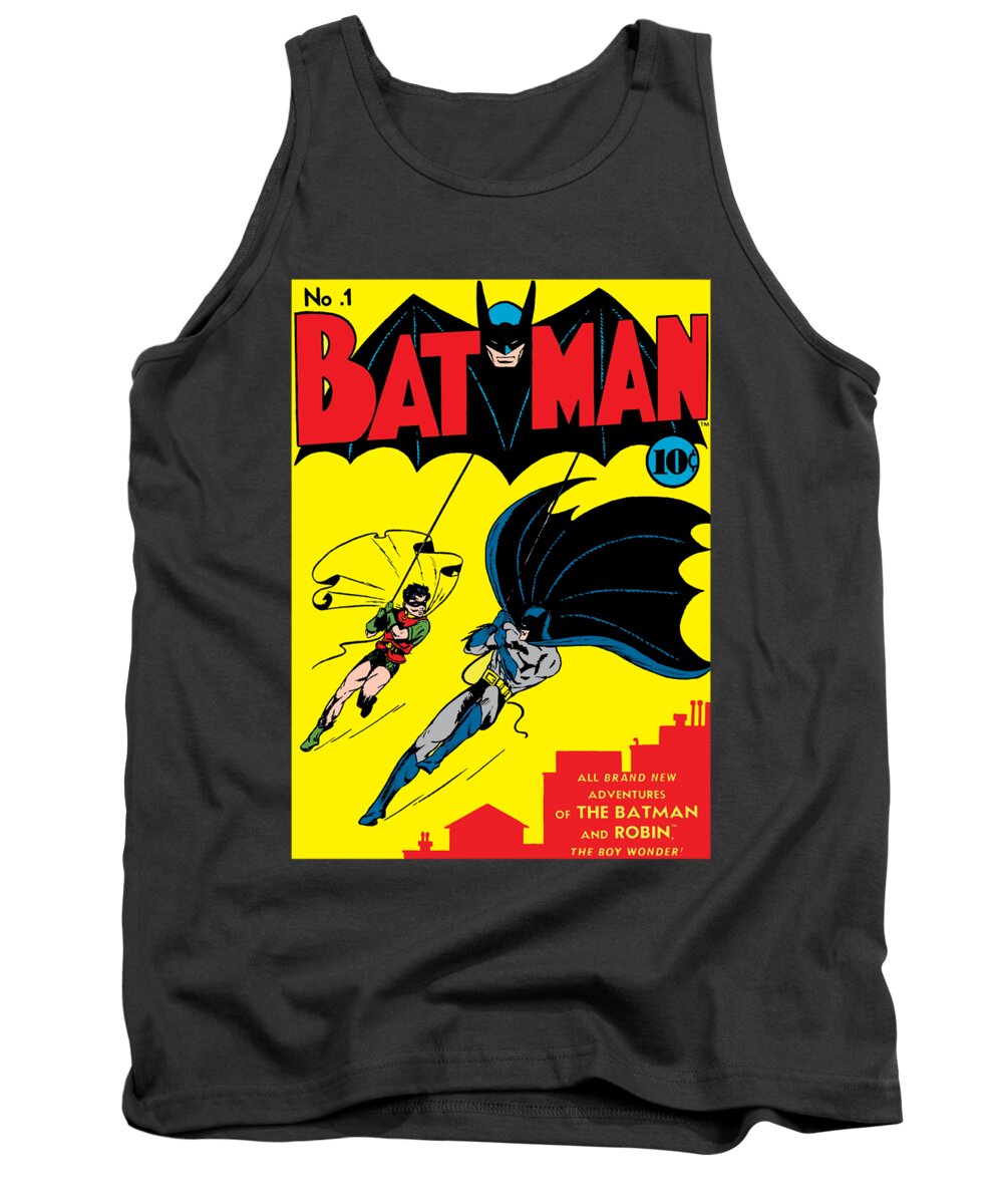  Tank Top featuring the digital art Batman - Batman First by Brand A