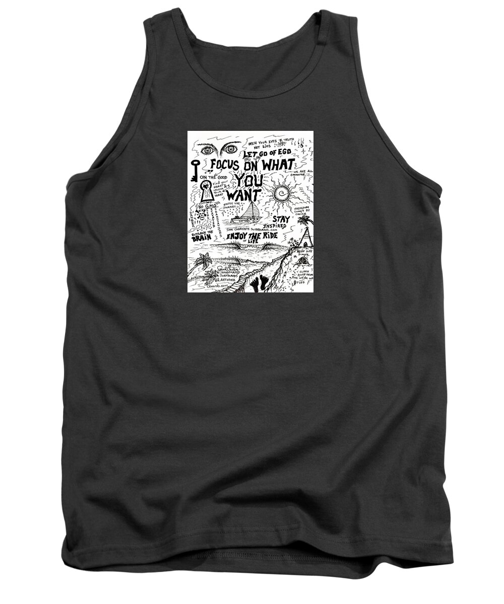 Focusdrawing Tank Top featuring the photograph Focus On What You Want #2 by Paul Carter