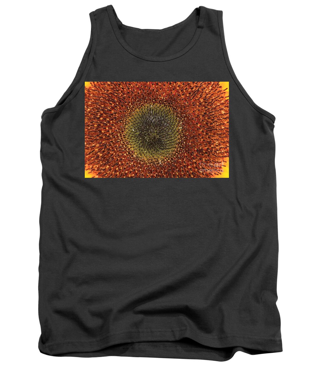 Background Tank Top featuring the photograph Sunflower Seeds by Amanda Mohler