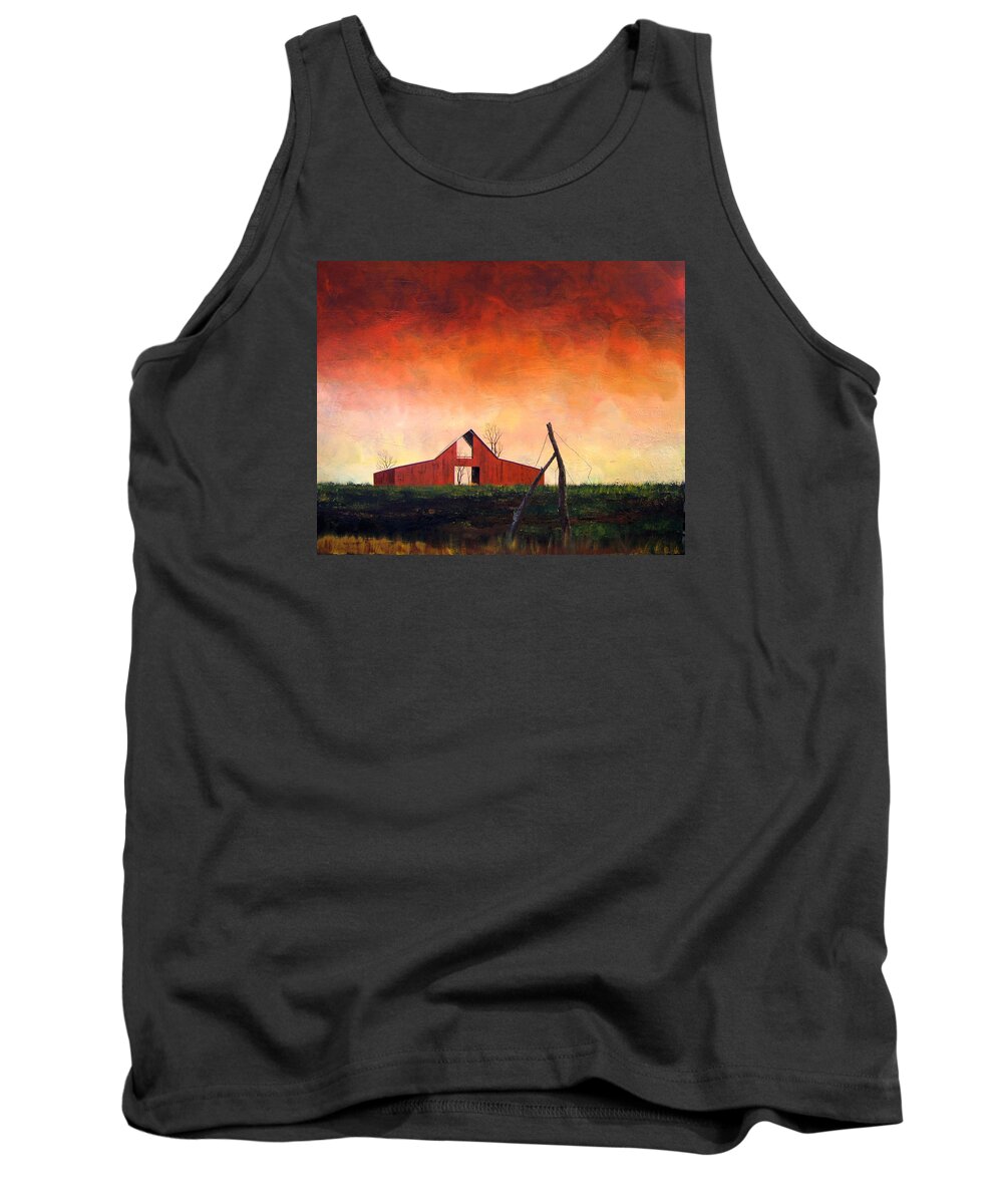 Acrylic Tank Top featuring the painting Wired Down #1 by William Renzulli