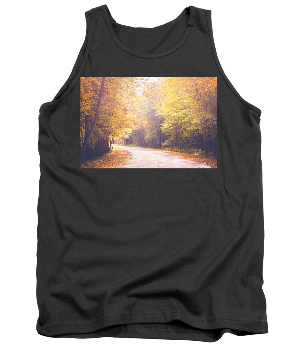 Landscape Tank Top featuring the photograph Autumn Light #2 by Sara Frank