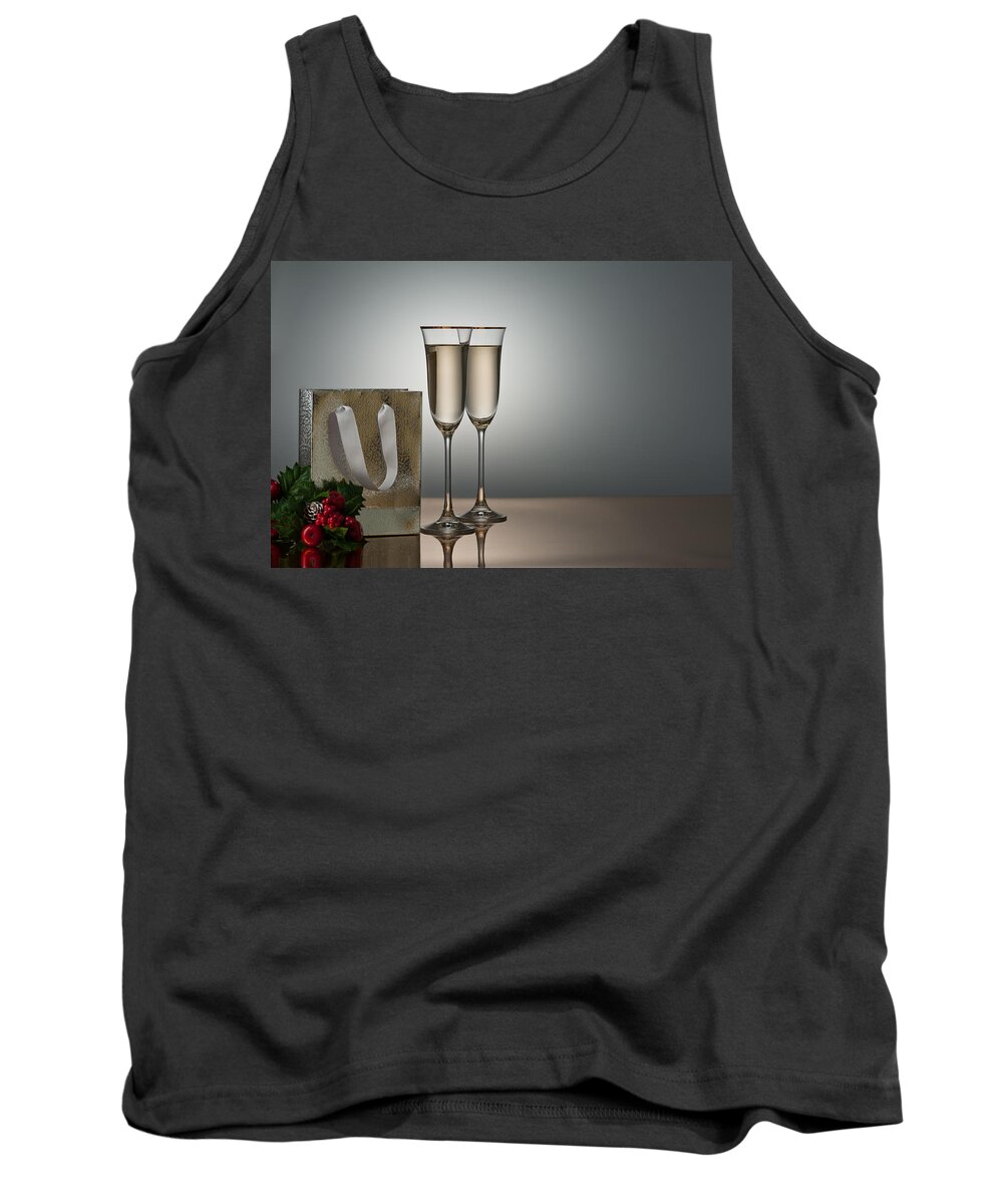 Luxury Tank Top featuring the photograph Champagne #2 by U Schade