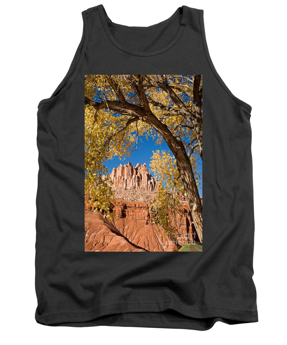 Afternoon Tank Top featuring the photograph The Castle Capitol Reef National Park #4 by Fred Stearns