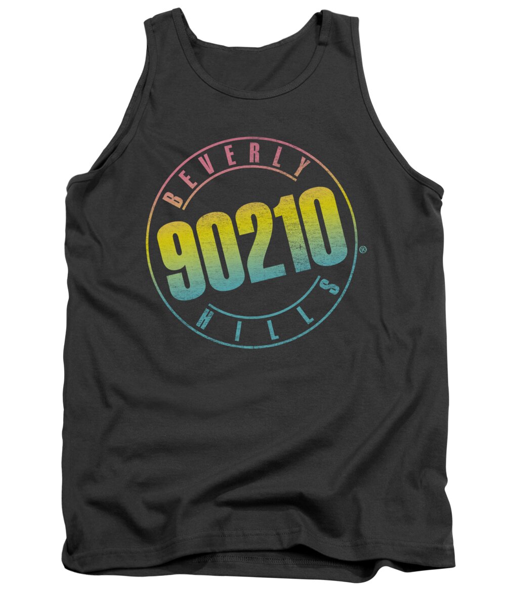 90210 Tank Top featuring the digital art 90210 - Color Blend Logo by Brand A