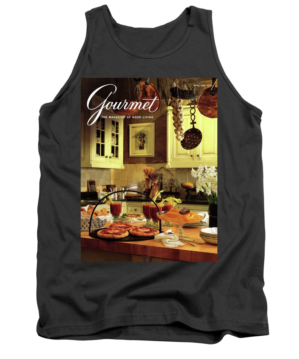 Entertainment Tank Top featuring the photograph A Buffet Brunch Party by Romulo Yanes
