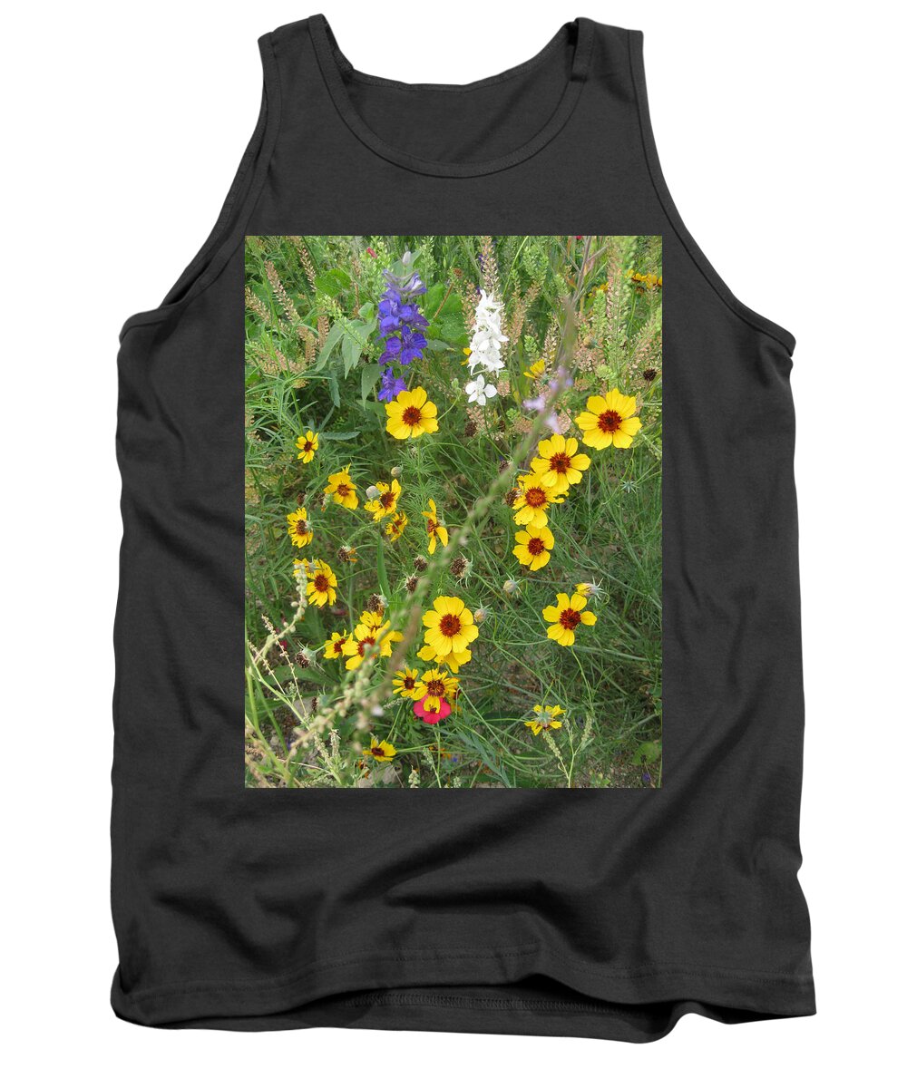 Wildflowers Tank Top featuring the photograph A Field Bouquet by Cindy Clements