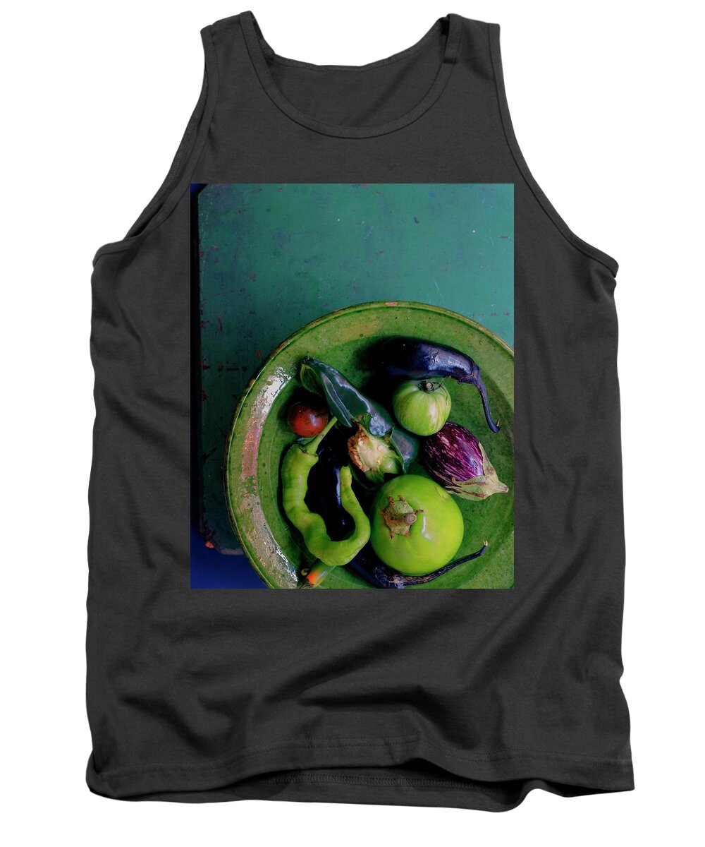 Fruits Tank Top featuring the photograph A Plate Of Vegetables by Romulo Yanes