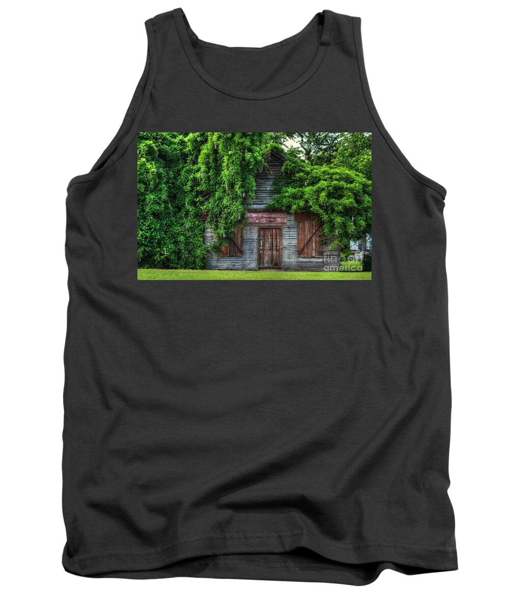 Scenic Tank Top featuring the photograph Abandoned by Kathy Baccari