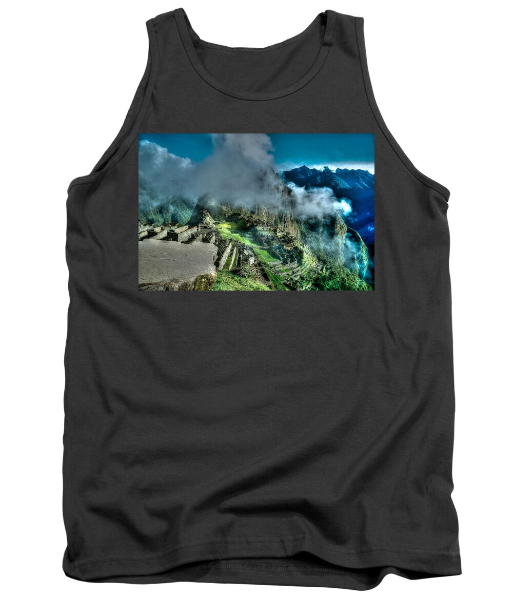 Photograph Tank Top featuring the photograph Above The Clouds by Richard Gehlbach