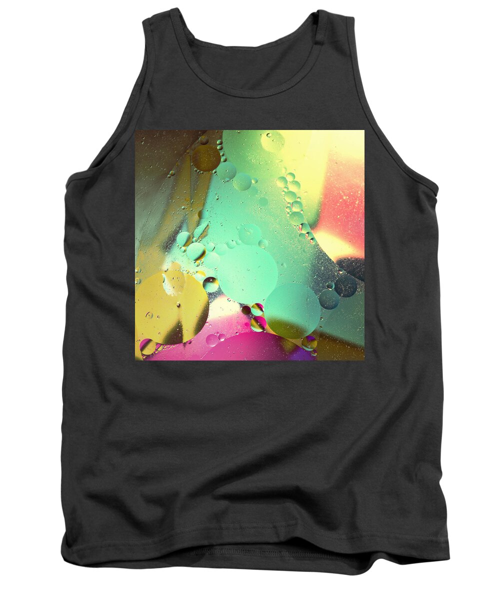 Abstract Tank Top featuring the photograph Abstract Blue by Spikey Mouse Photography