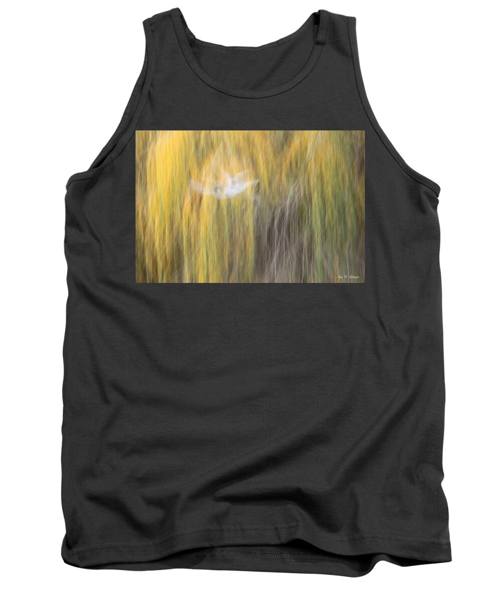 Nature Tank Top featuring the photograph Abstract Haze by Amy Gallagher