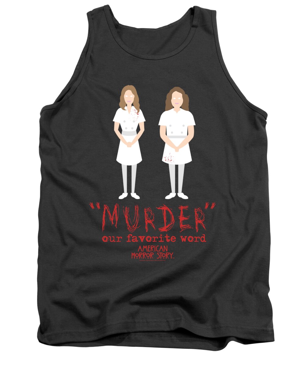  Tank Top featuring the digital art American Horror Story - Murder by Brand A