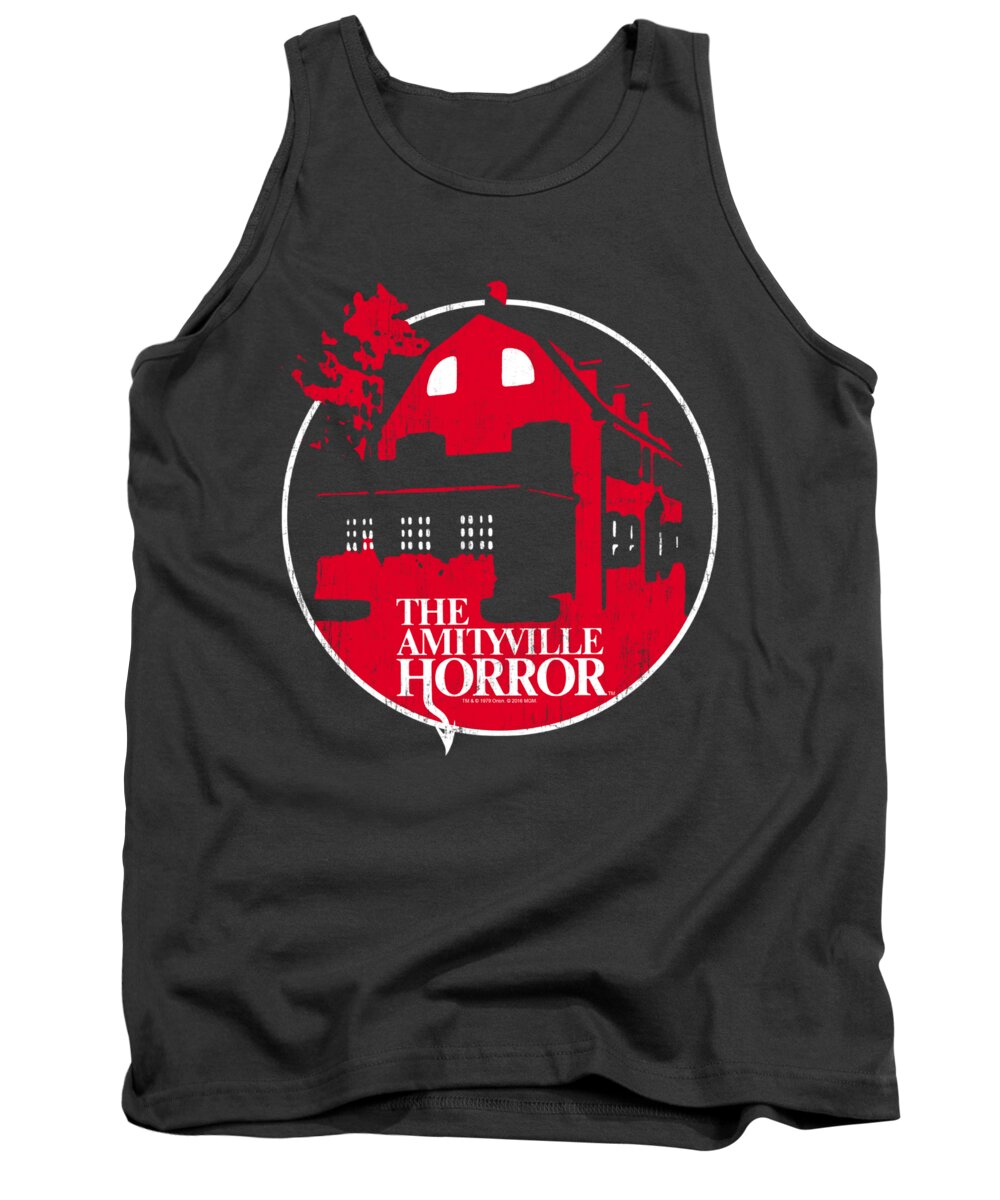  Tank Top featuring the digital art Amityville Horror - Red House by Brand A