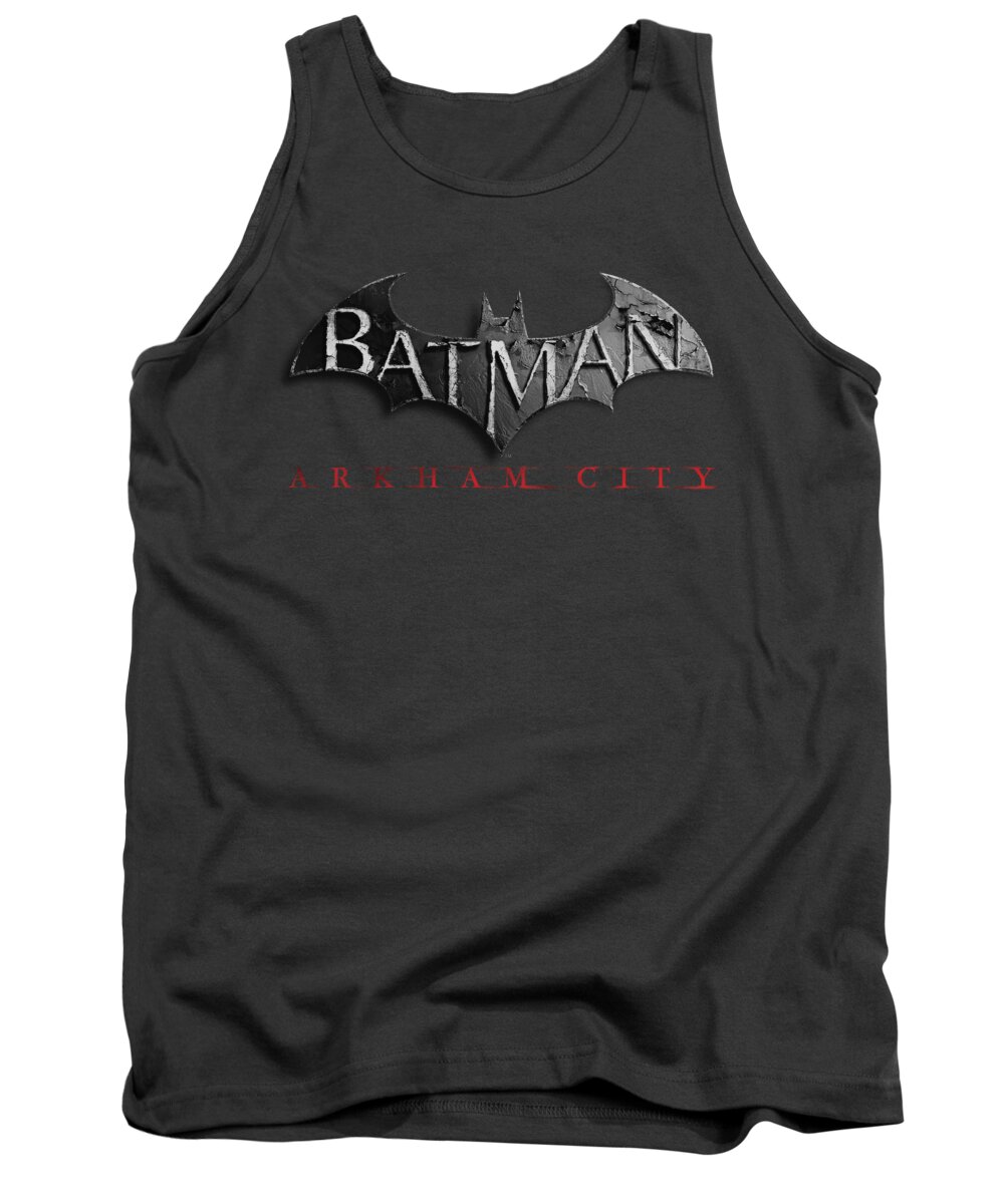 Arkham City Tank Top featuring the digital art Arkham City - Logo by Brand A