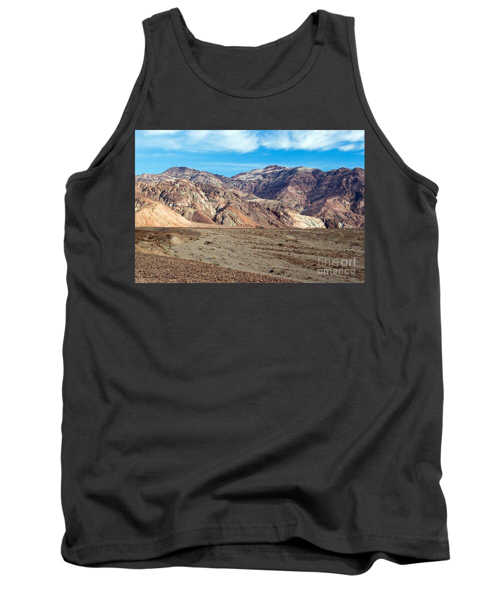 Afternoon Tank Top featuring the photograph Artist Drive Death Valley National Park by Fred Stearns