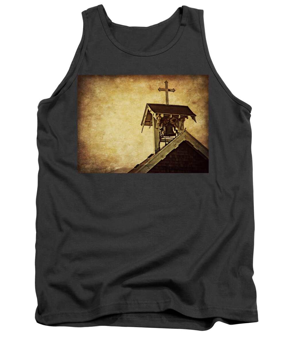 Wall Decor Tank Top featuring the photograph As the Bell Tolls by Micki Findlay