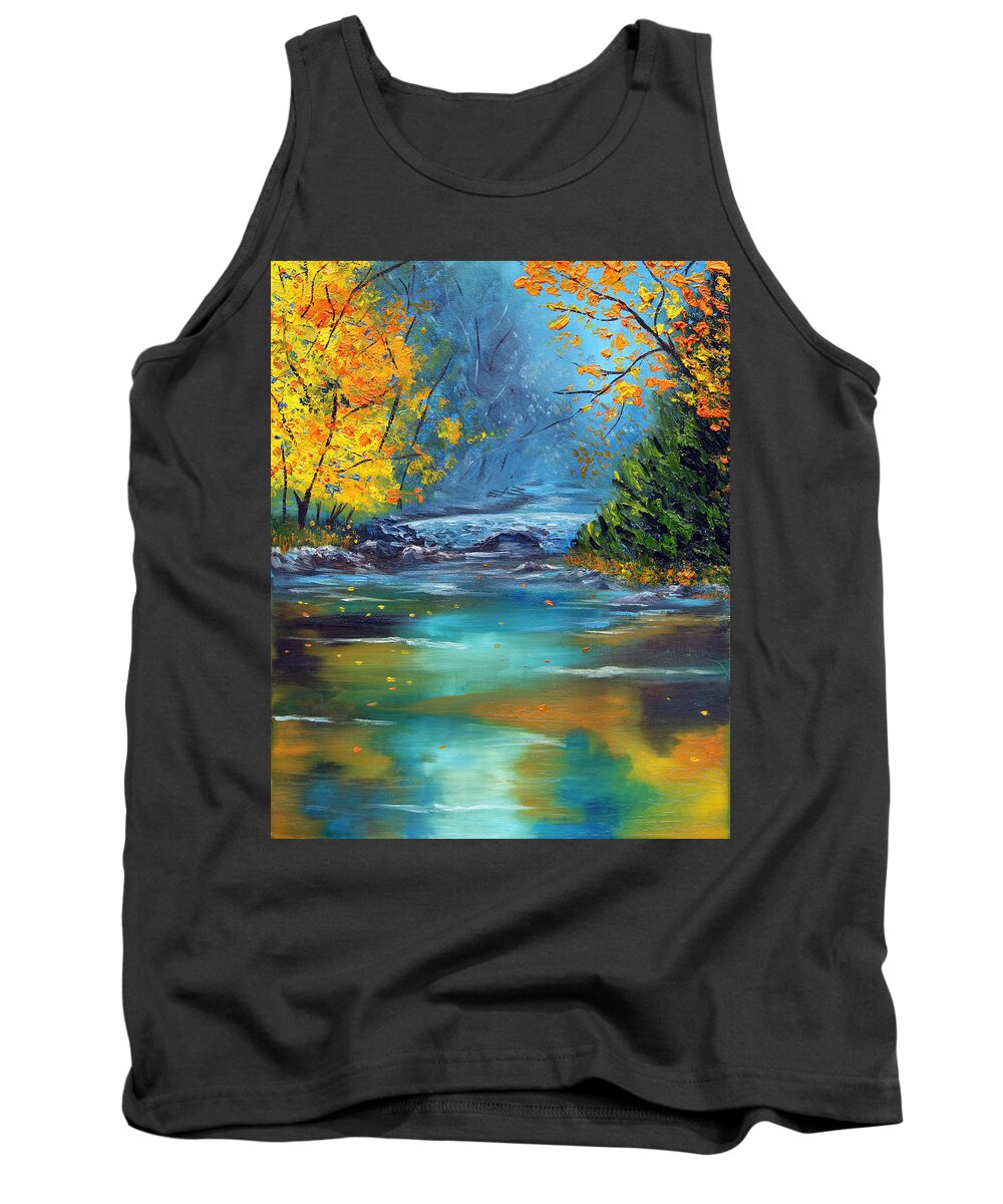Landscape Tank Top featuring the painting Assurance by Meaghan Troup