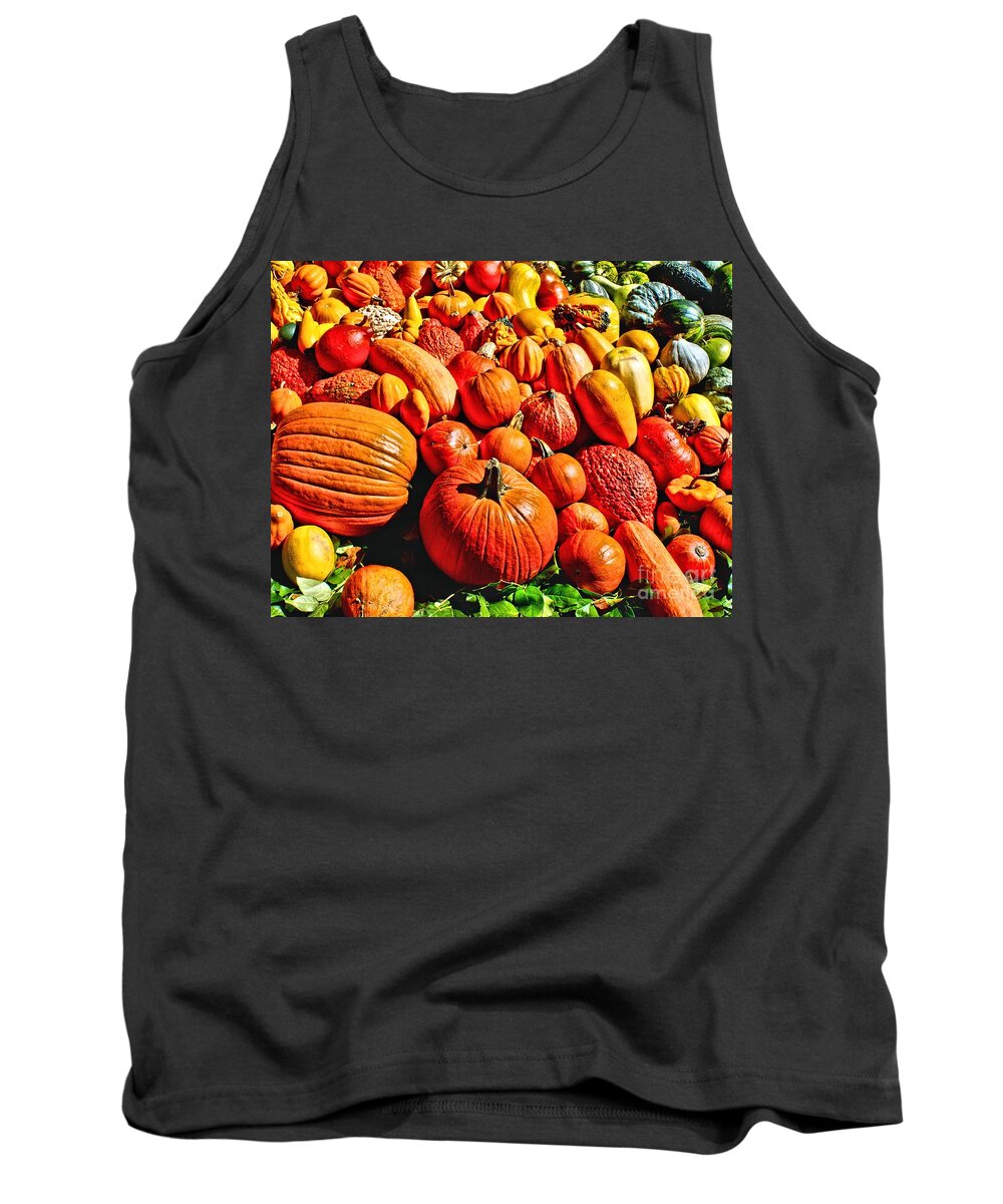 Harvest Tank Top featuring the photograph Autumn Harvest by Nick Zelinsky Jr