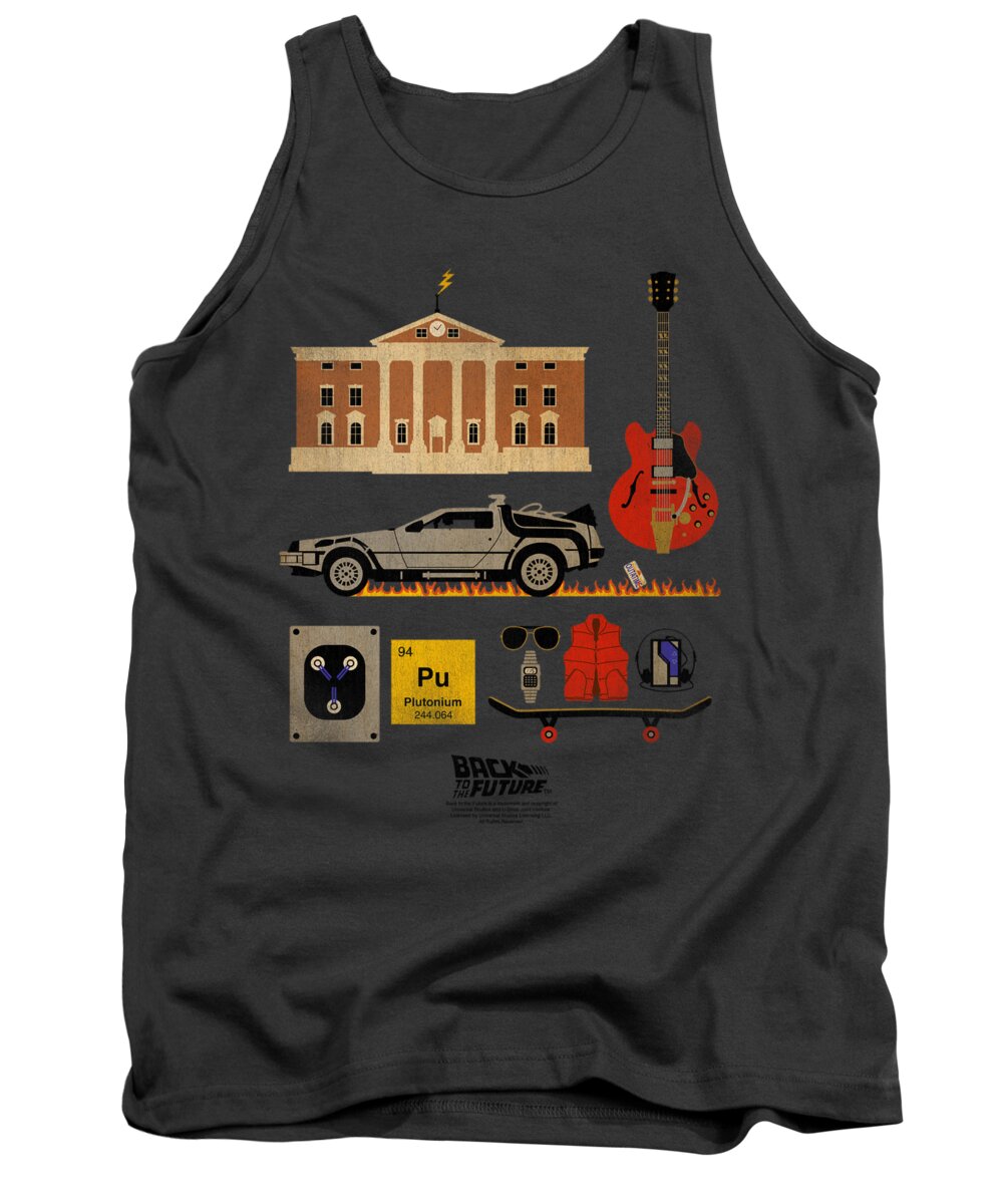  Tank Top featuring the digital art Back To The Future - Items by Brand A