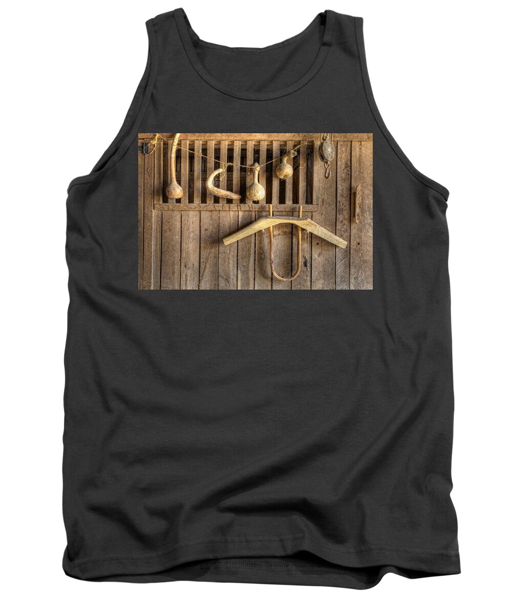 Agriculture Tank Top featuring the photograph Barn Door by Alexey Stiop