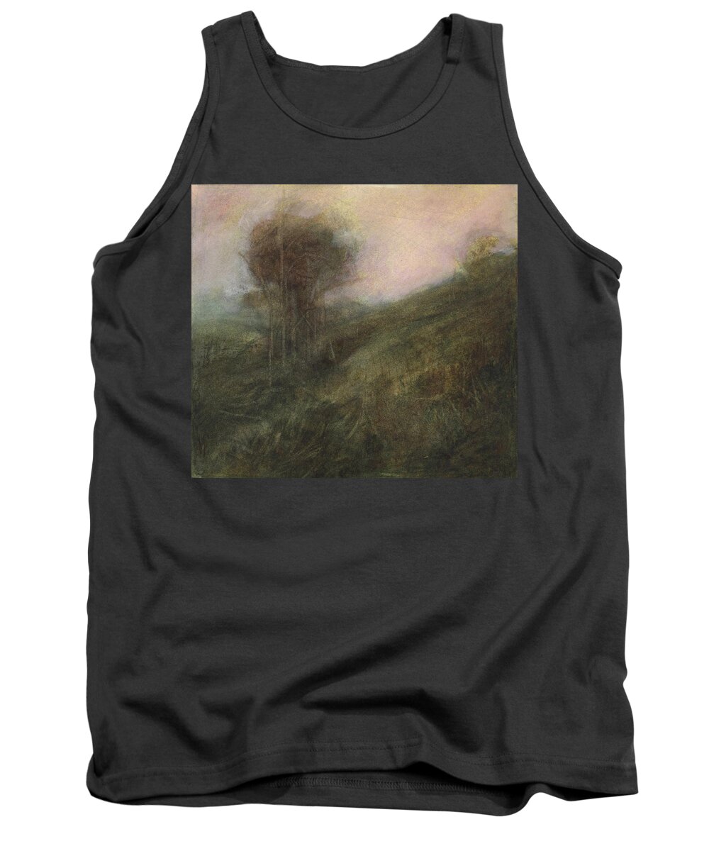 David Ladmore Tank Top featuring the painting Beacon Hill September by David Ladmore