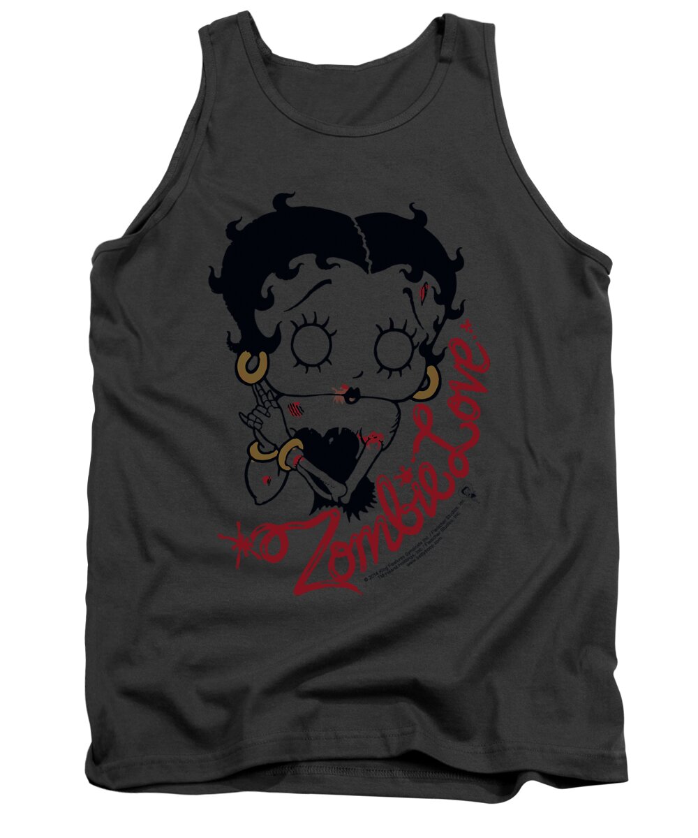  Tank Top featuring the digital art Betty Boop - Classic Zombie by Brand A