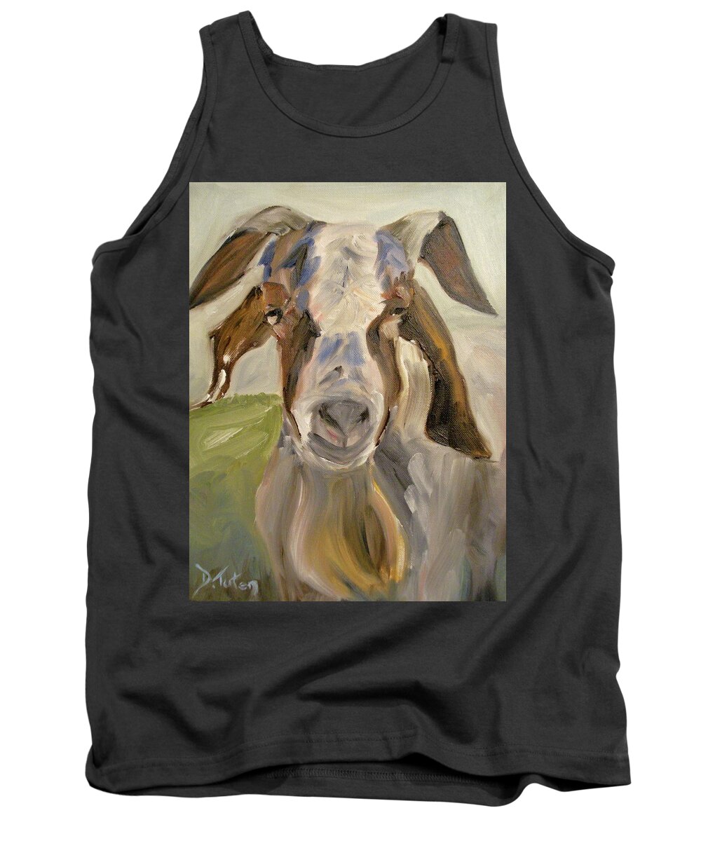 Billy Tank Top featuring the painting Billy by Donna Tuten