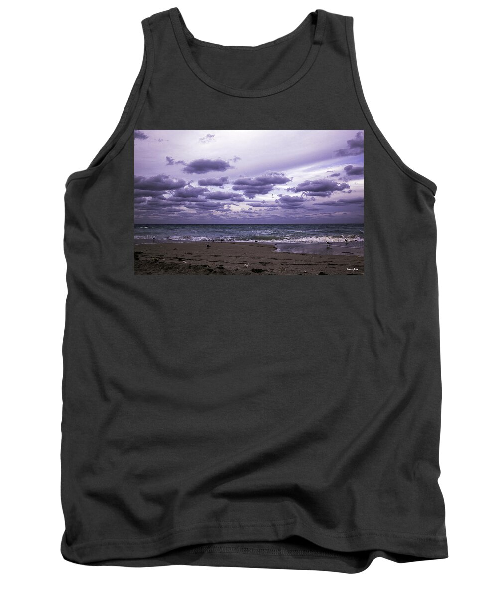 Birds Tank Top featuring the photograph Birds on the Beach by Madeline Ellis