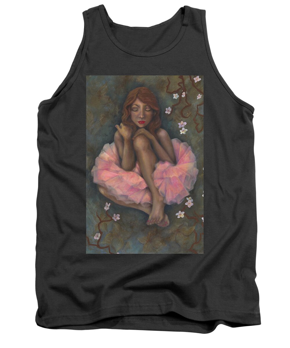 Dance Tank Top featuring the painting Bliss by Stephanie Broker