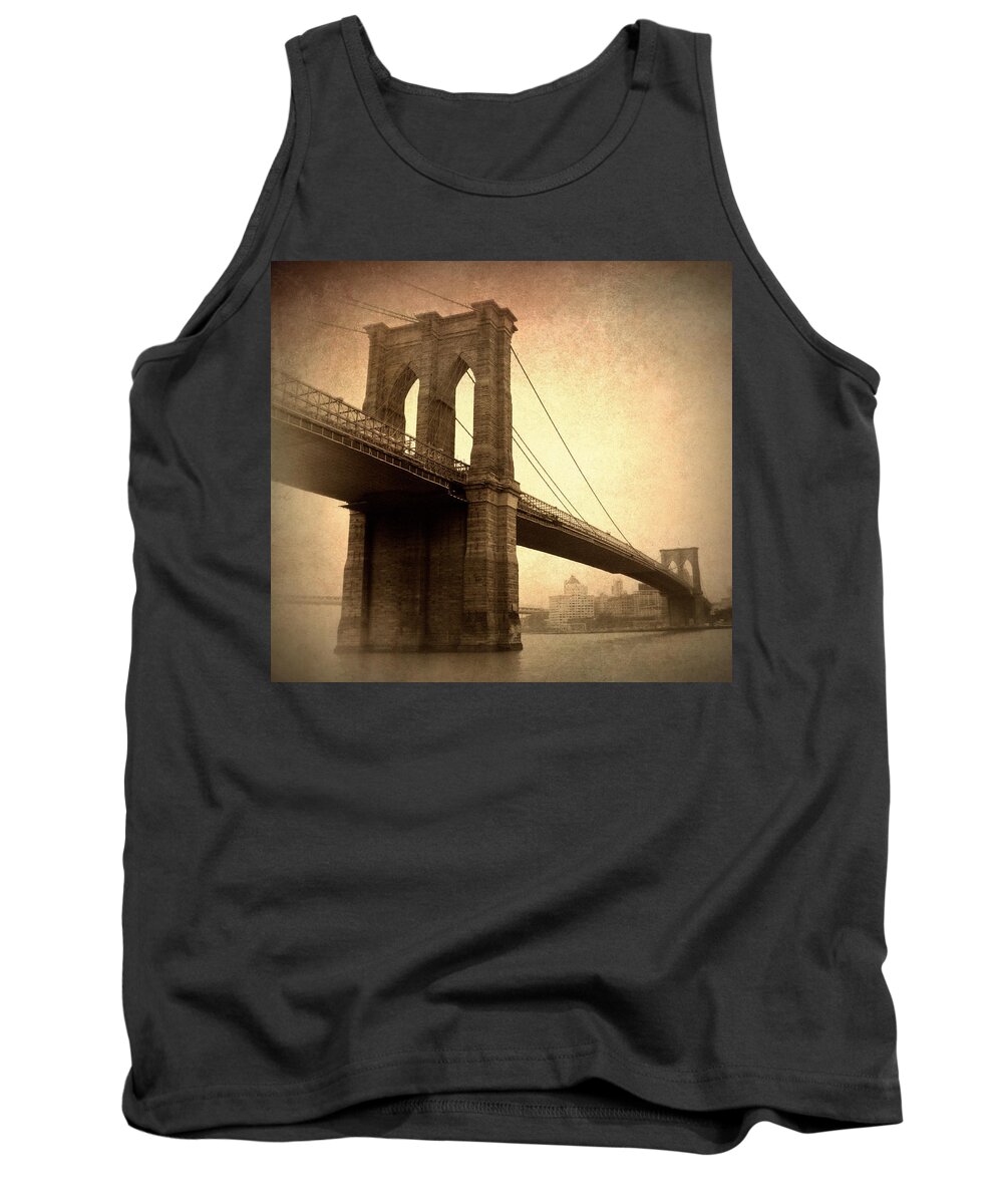 Bridge Tank Top featuring the photograph Brooklyn Nostalgia II by Jessica Jenney