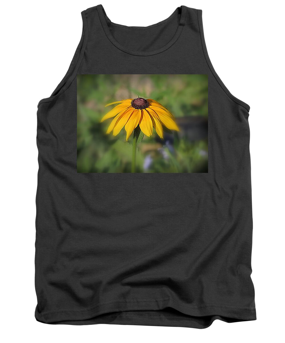 Flower Tank Top featuring the photograph Brown Eyed Susan by Kay Novy