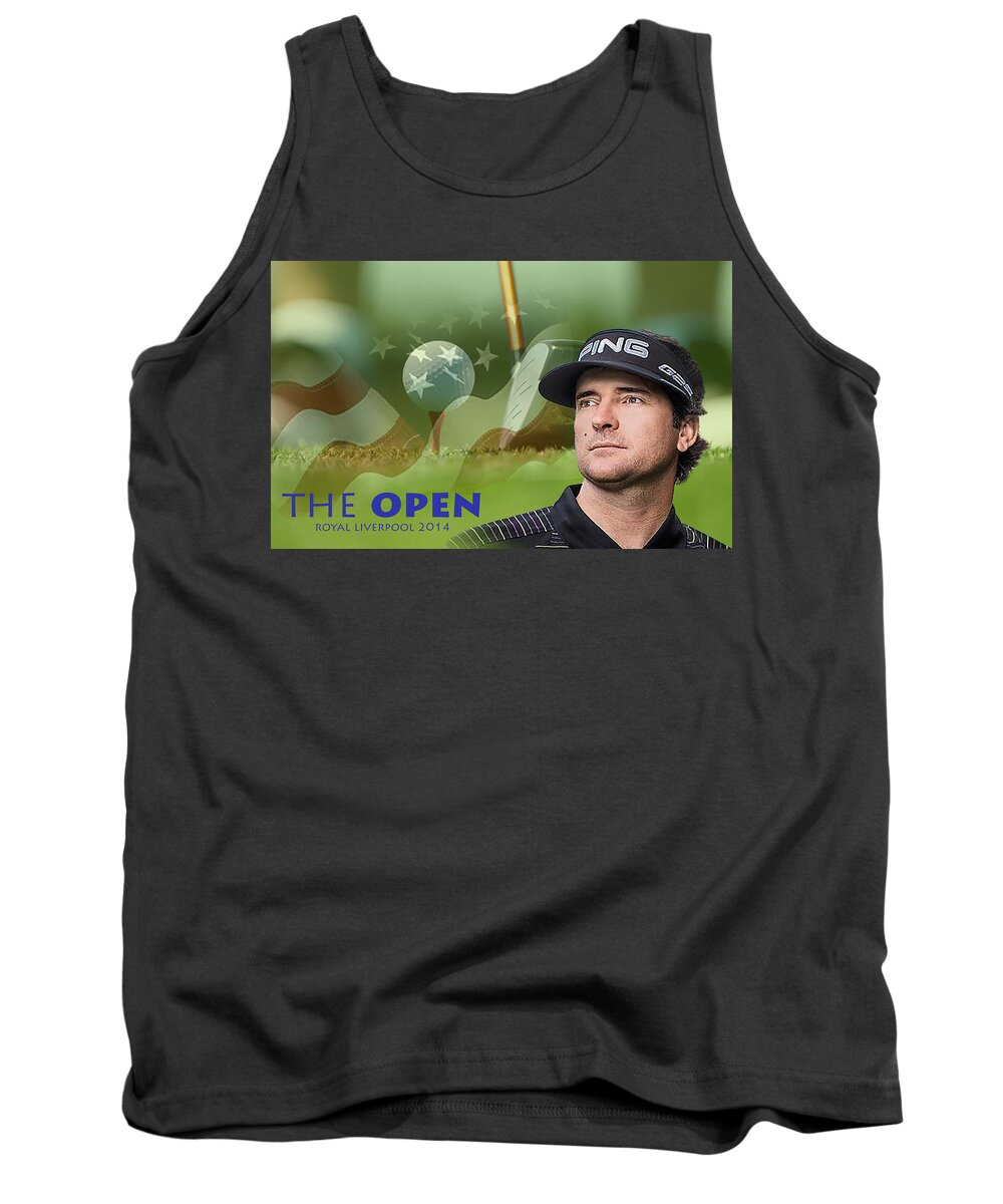 Golf Tank Top featuring the photograph Bubba Watson by Spikey Mouse Photography