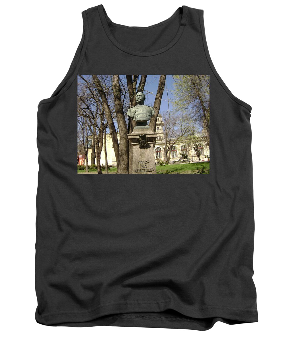 Bust Tank Top featuring the photograph Bust by Moshe Harboun