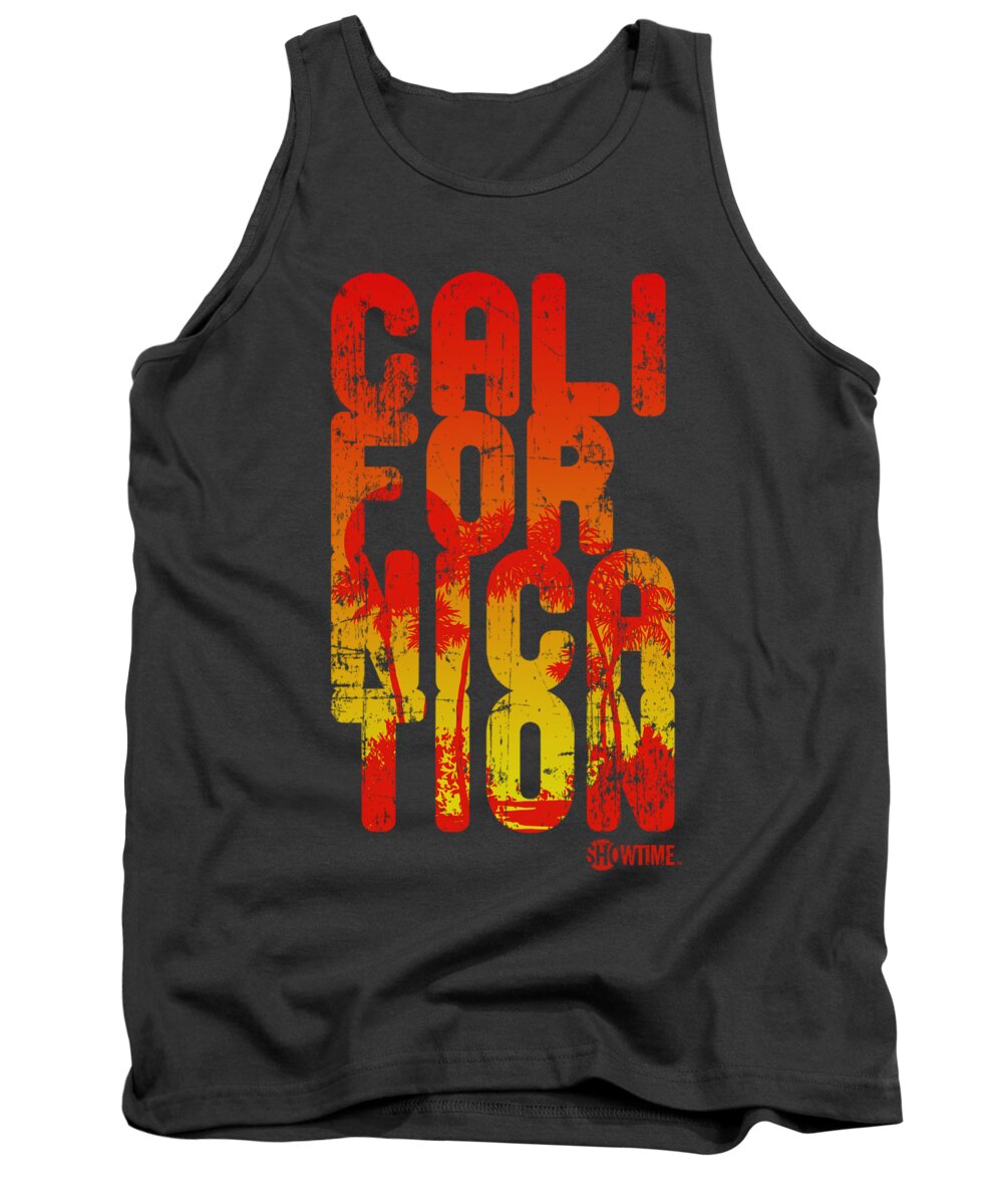 Californication Tank Top featuring the digital art Californication - Cali Type by Brand A