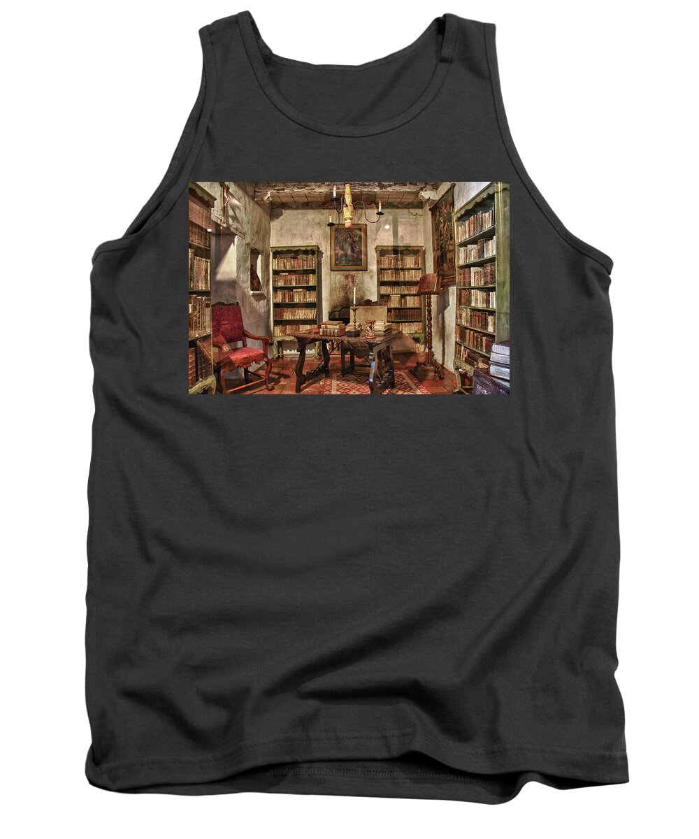 Carmel California Tank Top featuring the photograph Carmel Mission 3 by Ron White