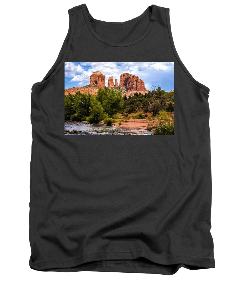 Fred Larson Tank Top featuring the photograph Cathedral Rock by Fred Larson