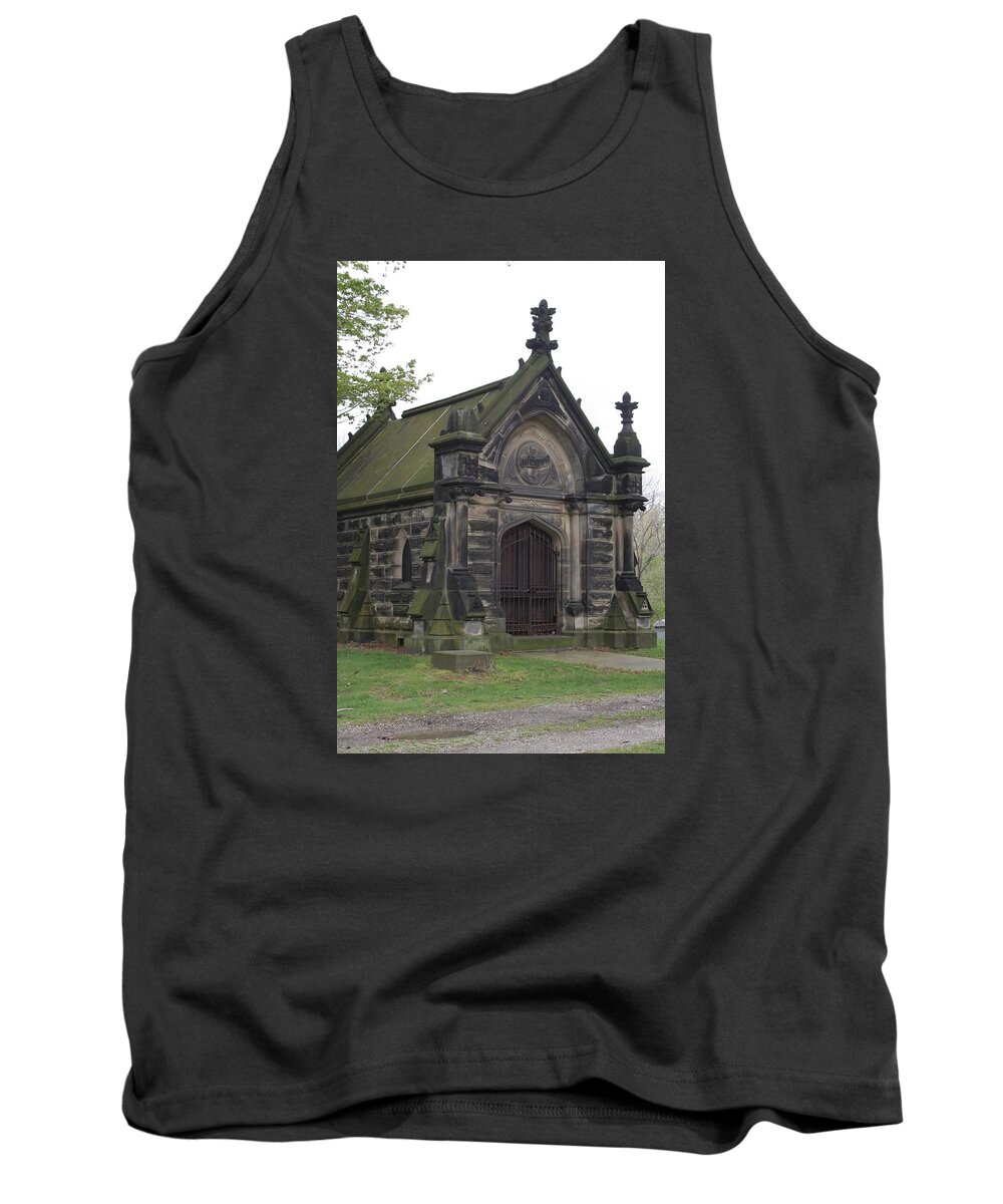 Charles Tank Top featuring the photograph Chestnut Grove Cemetery Colllins Mausoleum by Valerie Collins