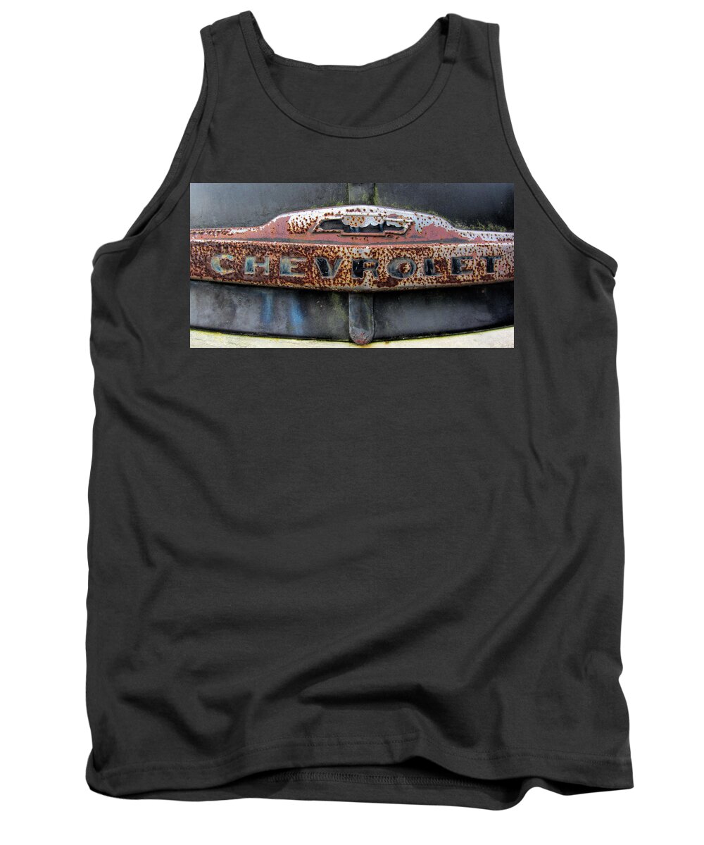 Chevrolet Tank Top featuring the photograph Chevrolet by Kathy Clark