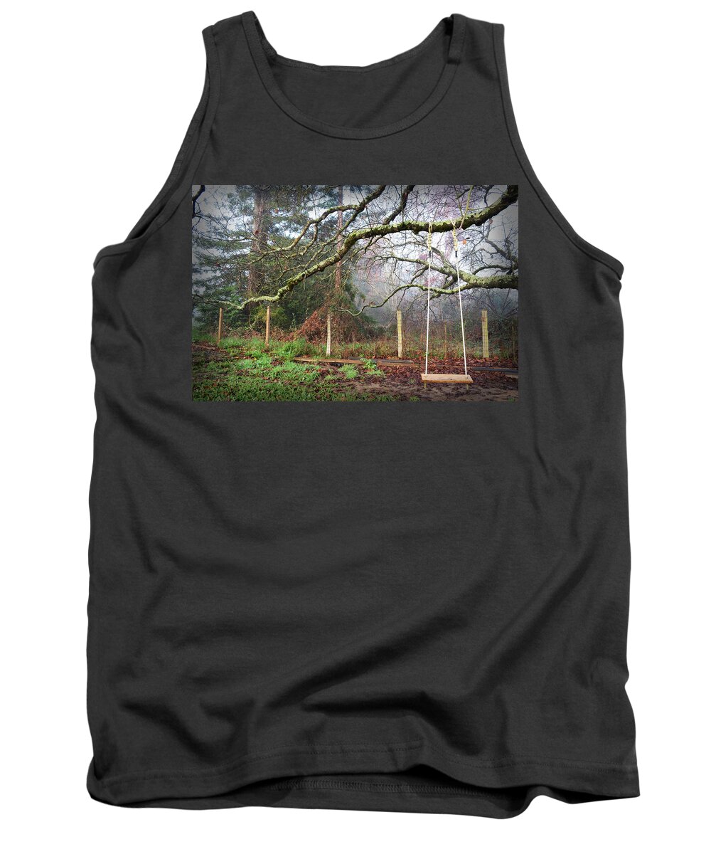Childhood Tank Top featuring the photograph Childhood Swing by Spencer Hughes