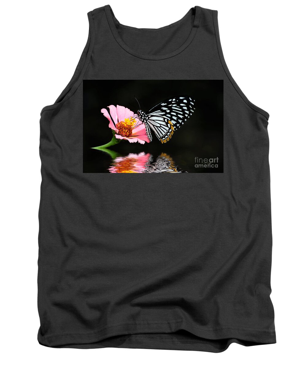 Butterfly Tank Top featuring the photograph Cliche by Lois Bryan