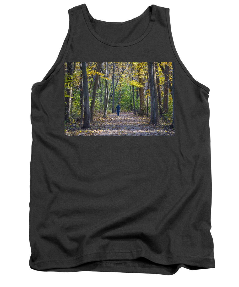 Fall Tank Top featuring the photograph Come For a Walk by Sebastian Musial