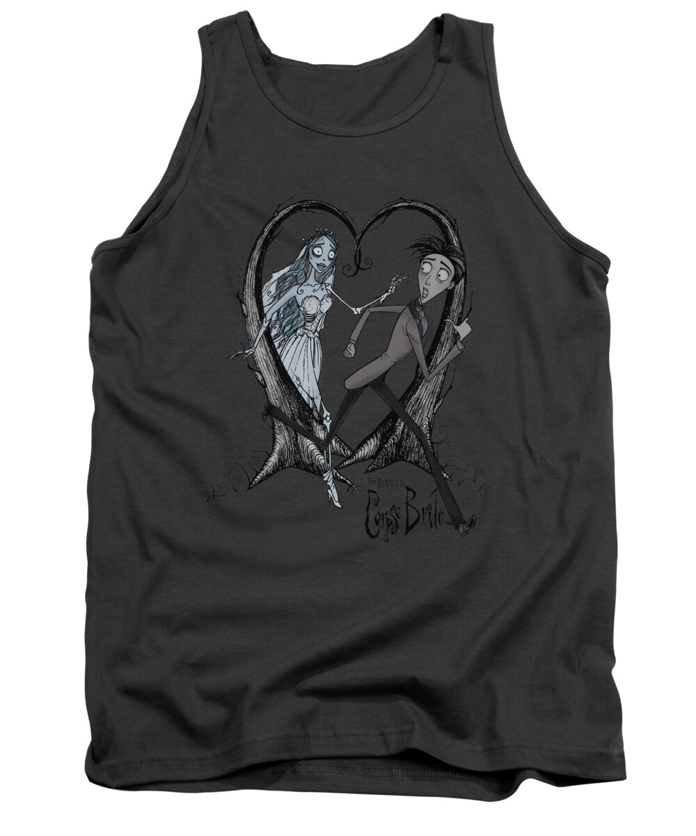 Corpse Bride Tank Top featuring the digital art Corpse Bride - Runaway Groom by Brand A